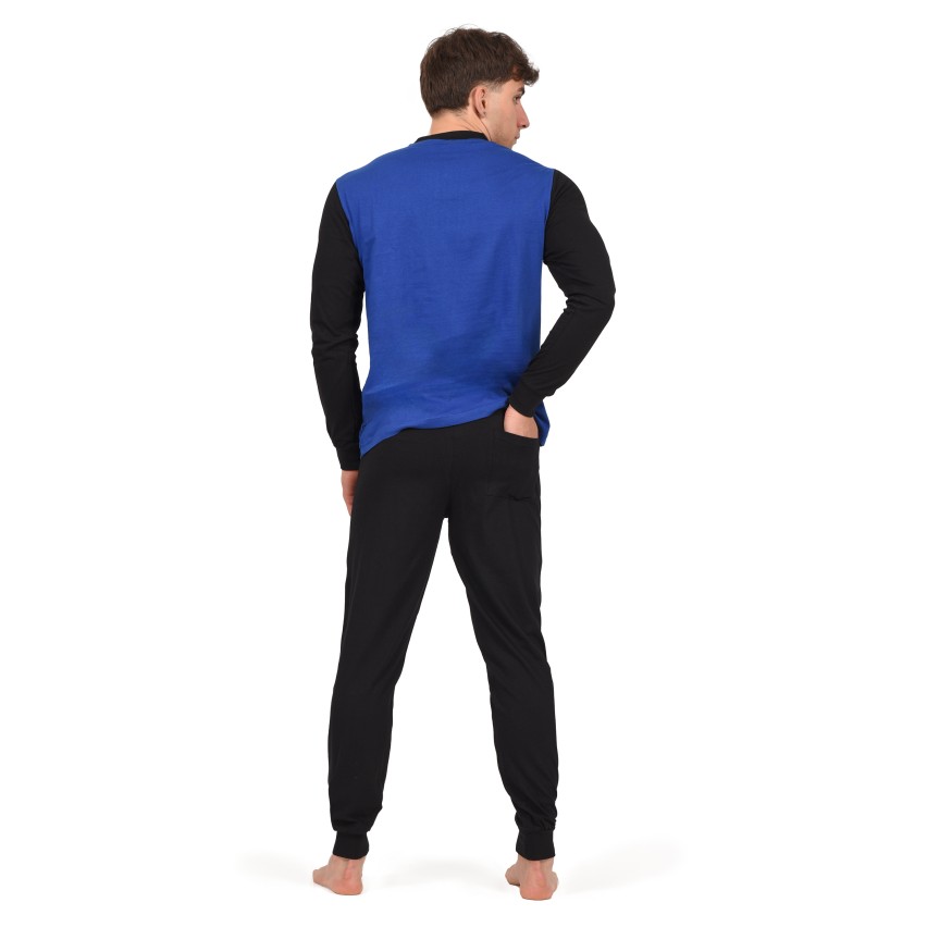 Pigiama Inter in cotone leggero nerazzurro PIGI 2055