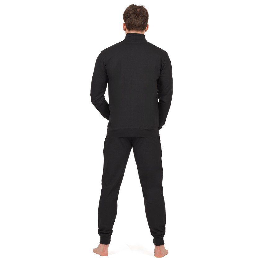 Tuta uomo Milan in cotone leggero rosso nero F10 2025