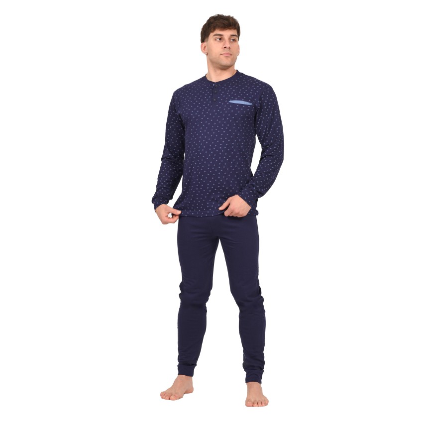 Lovable UNISEX SET - Pigiama - blu quadri/blu