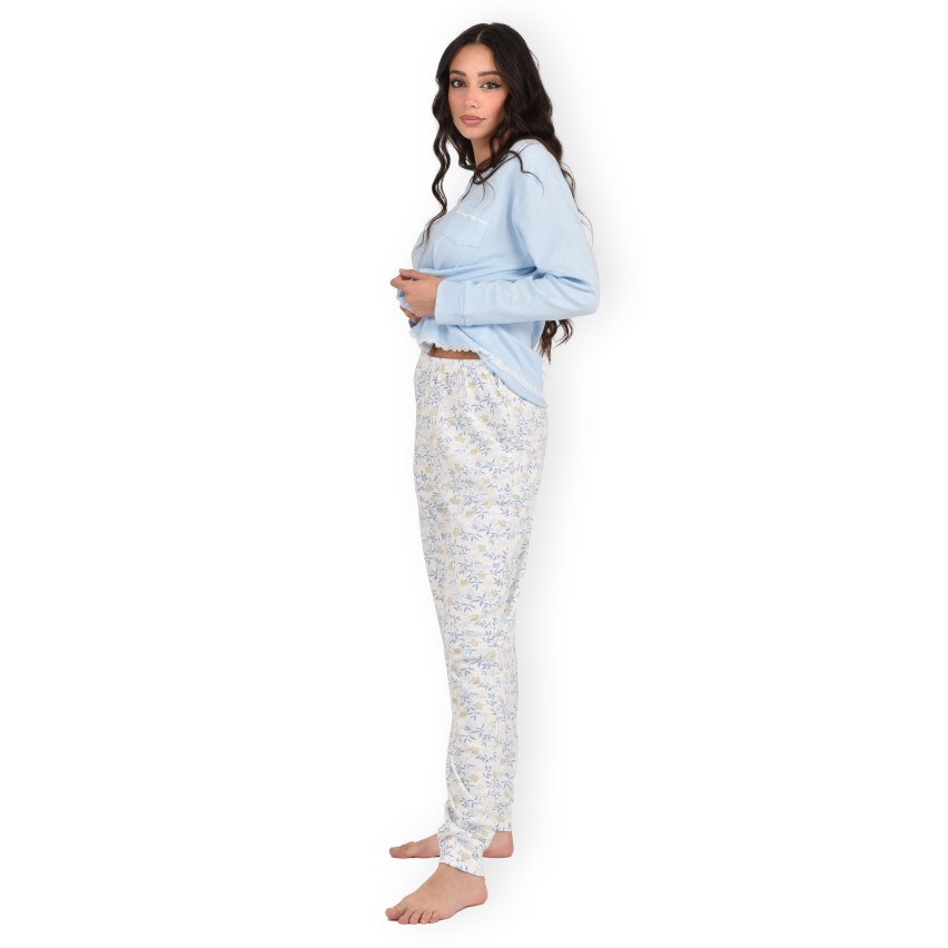 Lucky Pigiama Uomo Classico Con Bottoni - Maniche Corte, Misto Cotone, Taglie Forti Fino A 5XL - Blu Navy, Azzurro, Grigio - 2