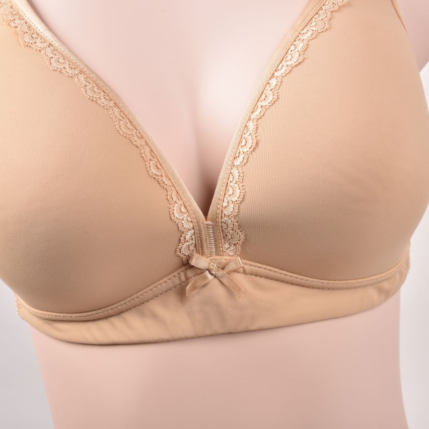 Reggiseno triangolo senza ferretto Frames R740 microfibra e pizzo