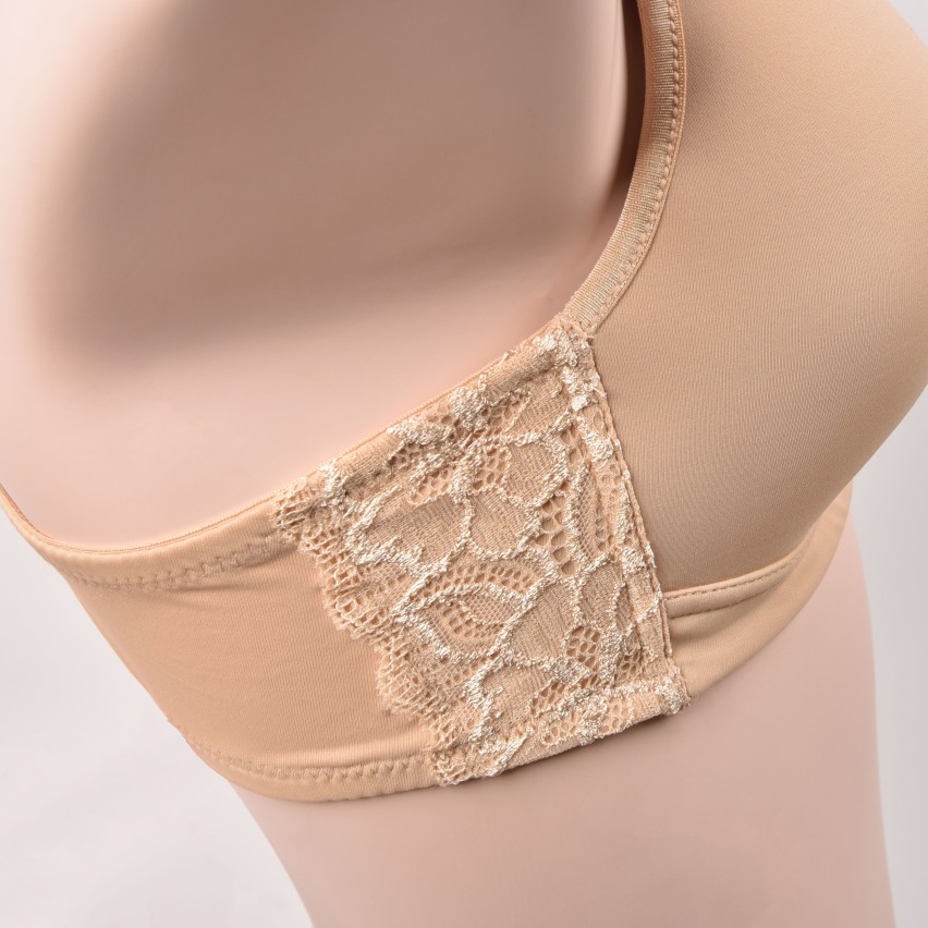 Reggiseno triangolo senza ferretto Frames R740 microfibra e pizzo