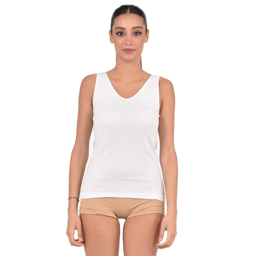 Canottiera donna Henri 58 cotone spalla larga