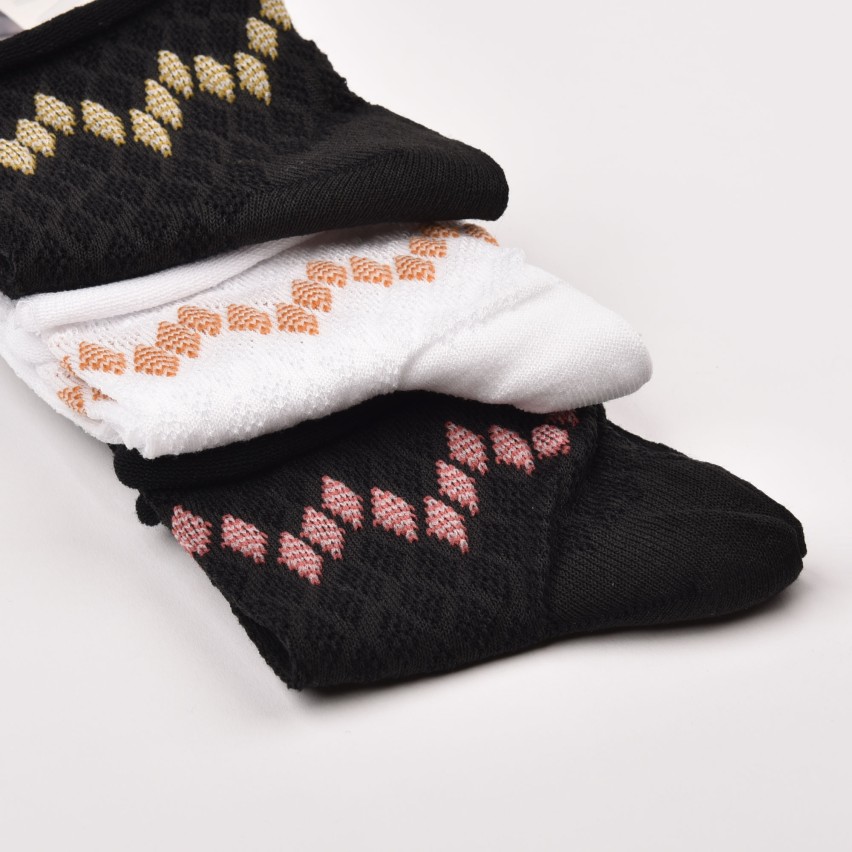 Set 6 Paia Multicolore Calzini Donna Mini Crew - 6 Paia Cotone Per Sport E Tutto Il Giorno - Trekking, Corsa, Ufficio Calzini Mini Crew Cotone 6 Paia Sport Quotidiano