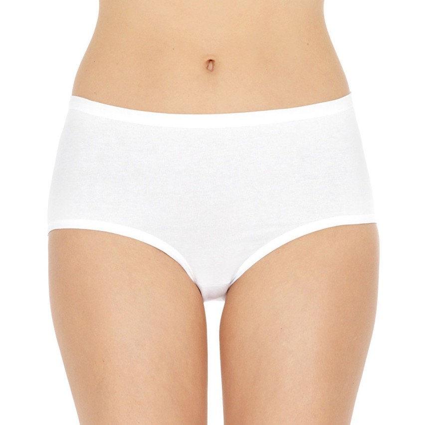 Slip da donna vita media Pompea easy in cotone elasticizzato 7 pezzi 