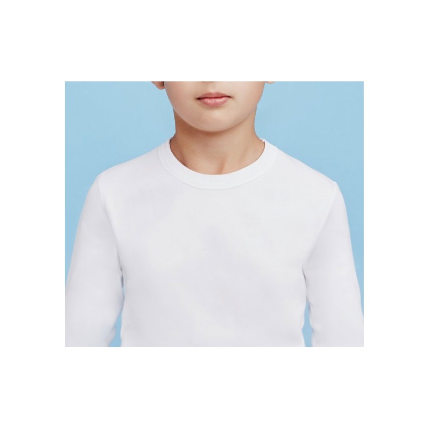 Maglia bimbo Ellepi 650 manica lunga caldo cotone 3 pz