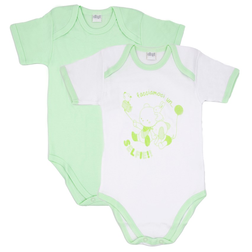 6 Body In Cotone Per Neonato A Manica Lunga - Confezione Conveniente, Bianco - Foto 12