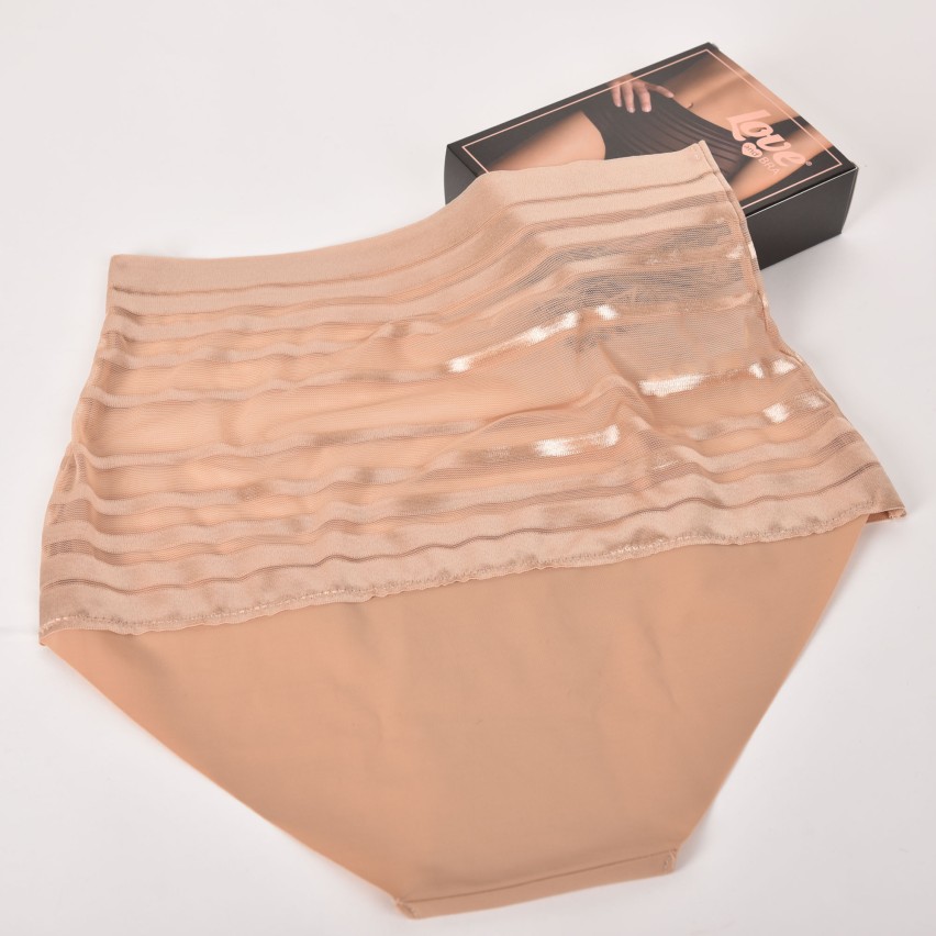 Slip vita alta Love and bra Emily tulle trasparente retro taglio laser