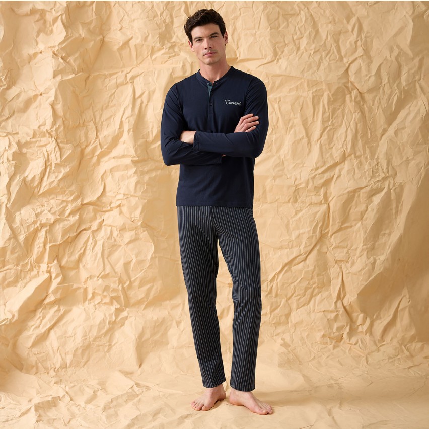 Pigiama uomo cotone jersey Enrico Coveri EP1211