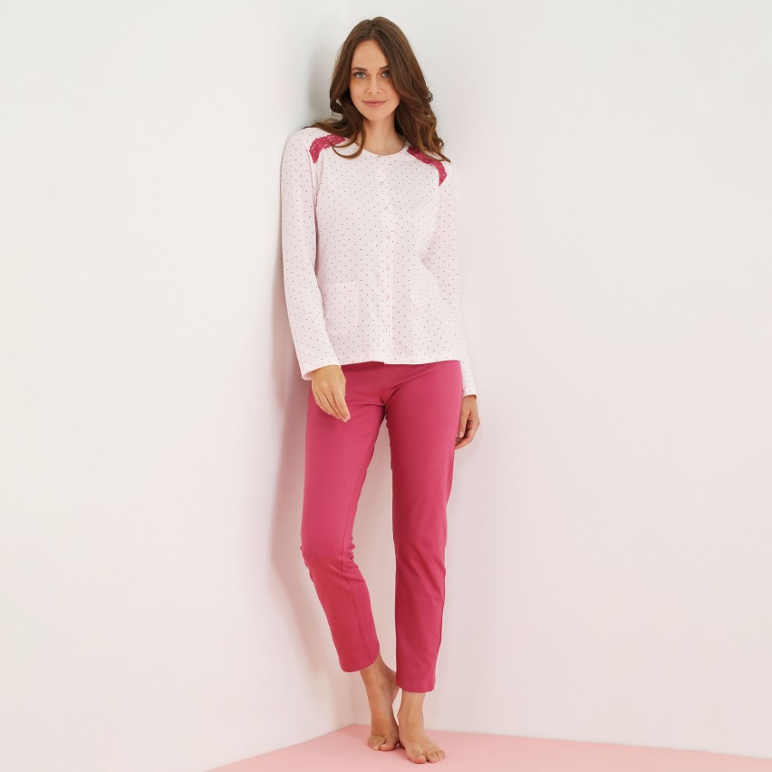 Sumeyuyu Pigiama Donna Cotone Pigiama Donna Estivo Corto A Pattern - Foto 6