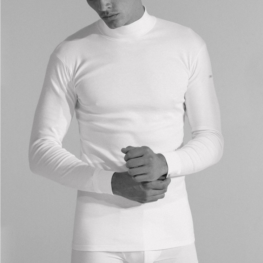 Lupetto da uomo manica lunga Enrico Coveri et1005 in cotone bielastico 