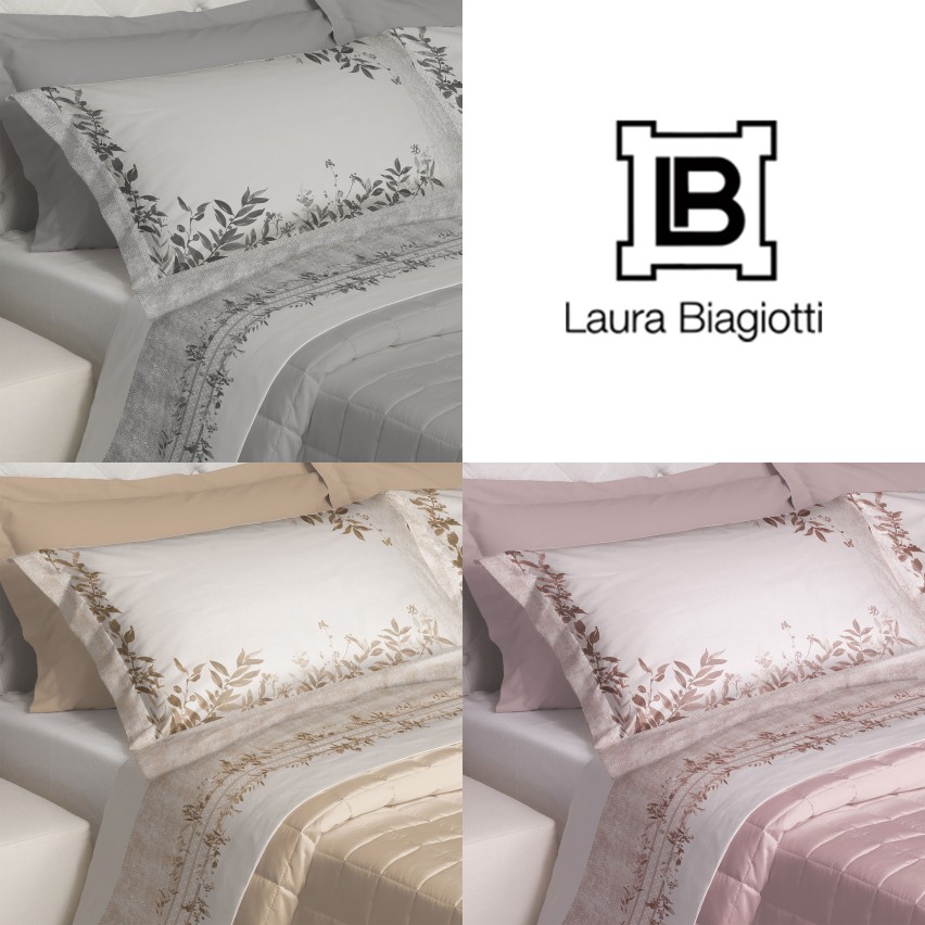 Lenzuola Laura Biagiotti flanella soffice Evenila