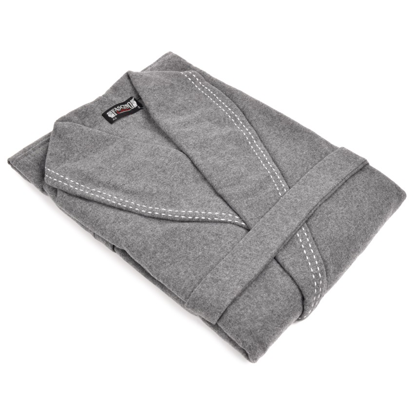 Giacca da camera uomo in cotone cimato Fascino 7215 Grigio
