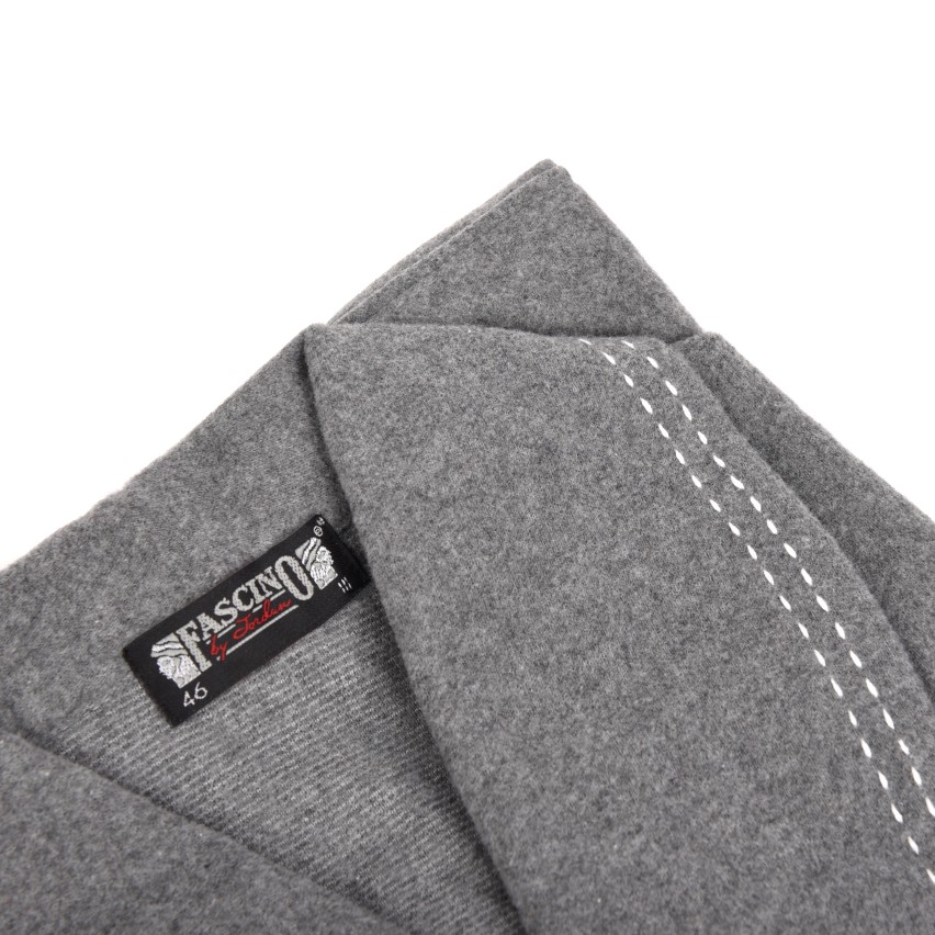 Giacca da camera uomo in cotone cimato Fascino 7215 Grigio