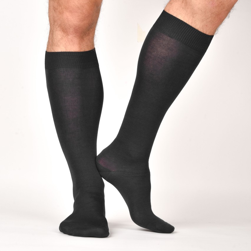 Calze lunghe lisce cotone elasticizzato Prisco FAX100 3 paia