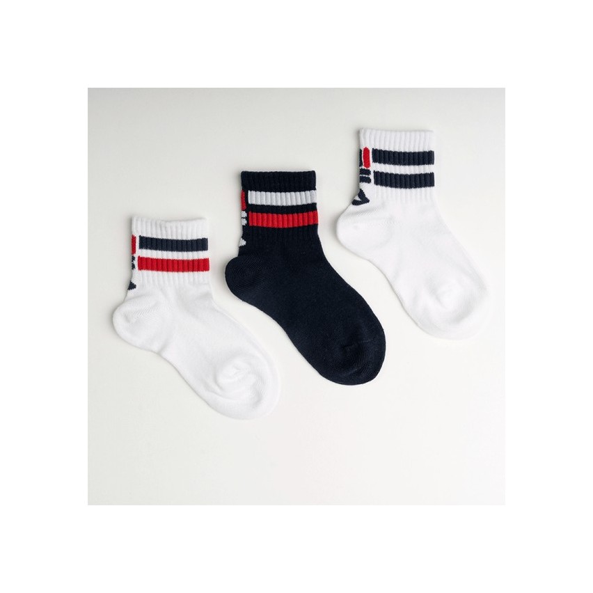 Calze corte bambino Fila F1341D cotone 3 paia