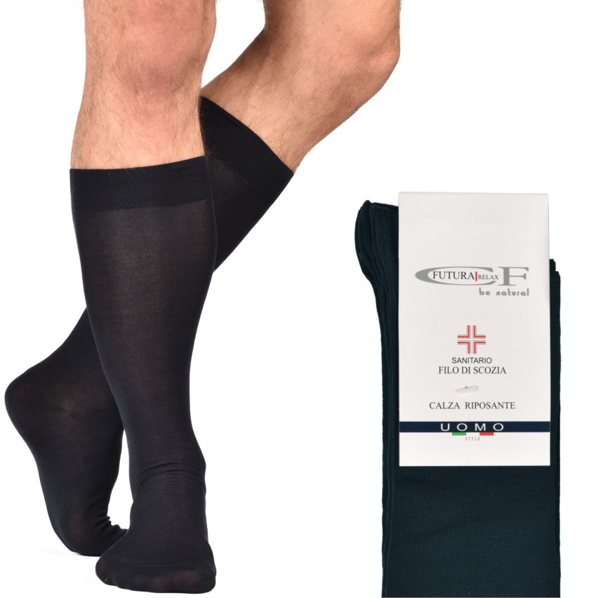 Futura calze filo di scozia relax 6 paia lunghe