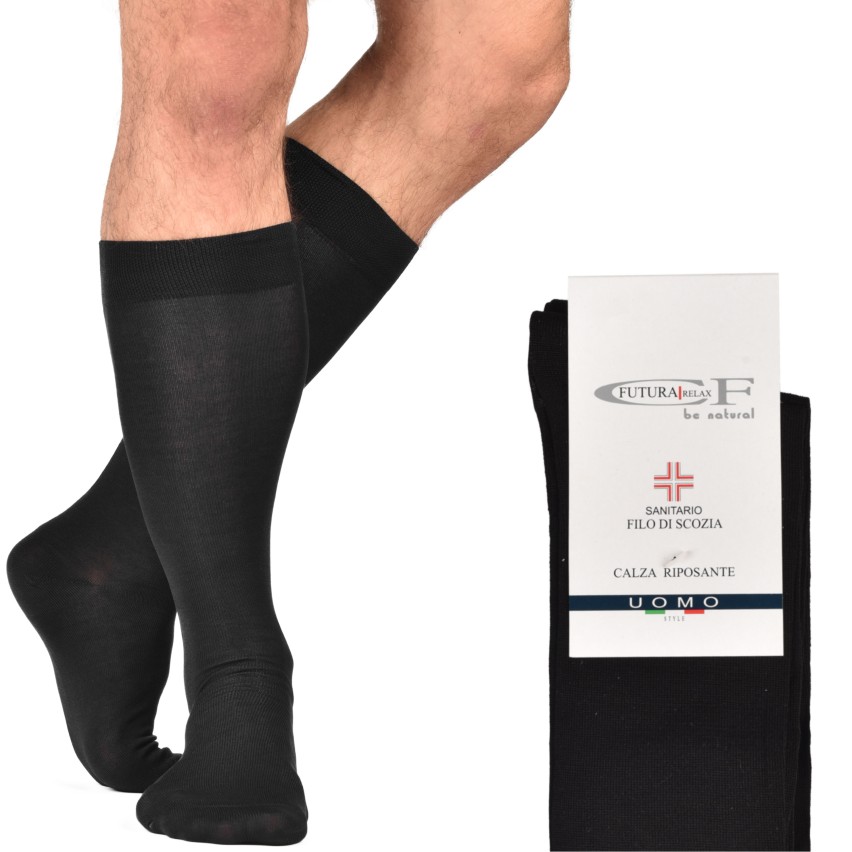 Futura calze filo di scozia relax 6 paia lunghe