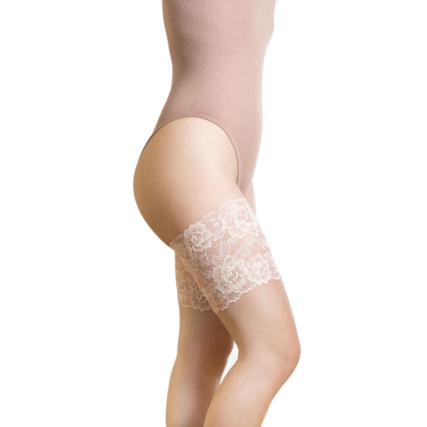 Sexy fascia anti sfregamento cosce Fiore Lace Band pizzo 