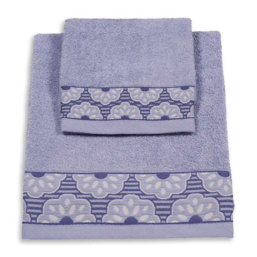 Set Asciugamani Personalizzati SOLO MIO BASIC - Viso 55x103 Cm E Ospite 40x55 Cm, 100% Cotone, Navy - Ideale Per Bagno E Ospiti - Foto 7