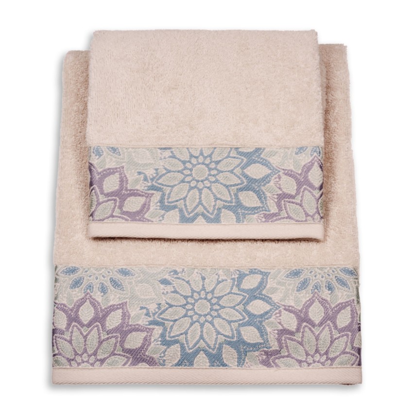 Asciugamano Ospite Minorca Caleffi - Set 1+1 In Spugna Leggera | Vari Colori Disponibili - Foto 8