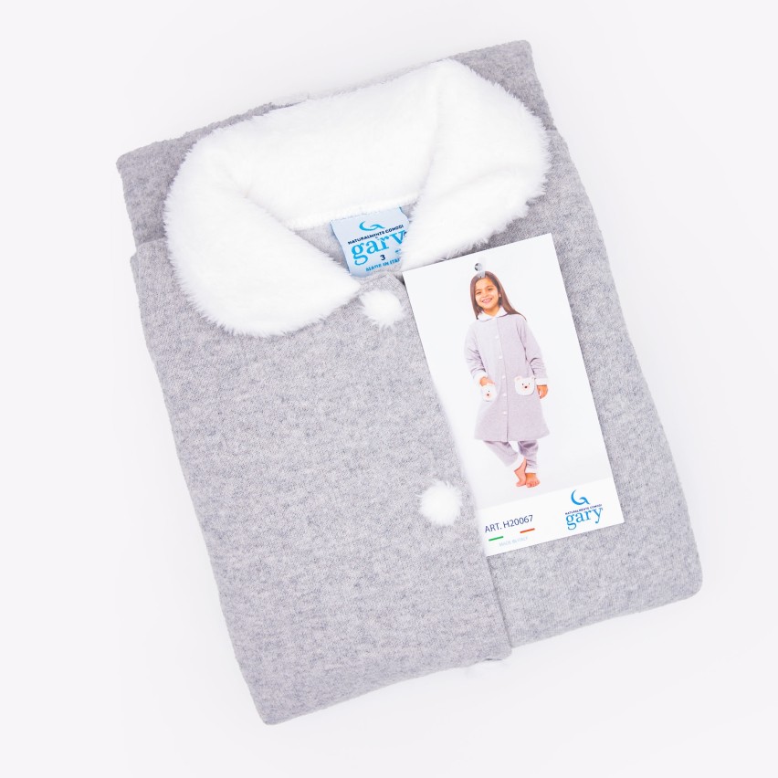 Vestaglia Da Notte Petit Bateau Per Bambina - Cotone Biologico, Bottoni, Certificato Oeko-Tex - Foto 5