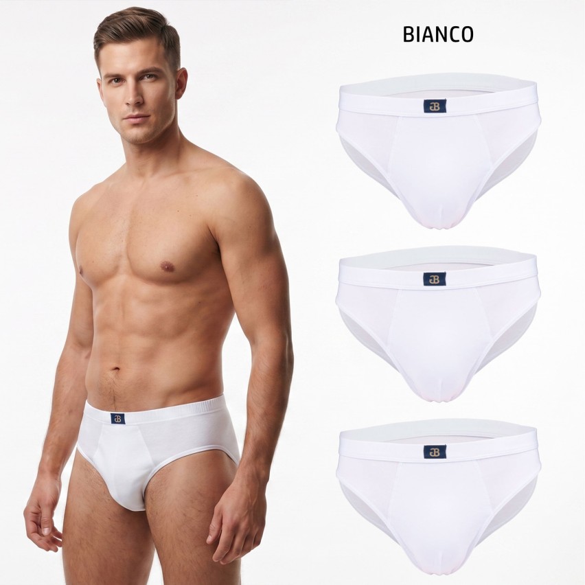 Slip uomo Slight Raul con elastico logato 3 pz.