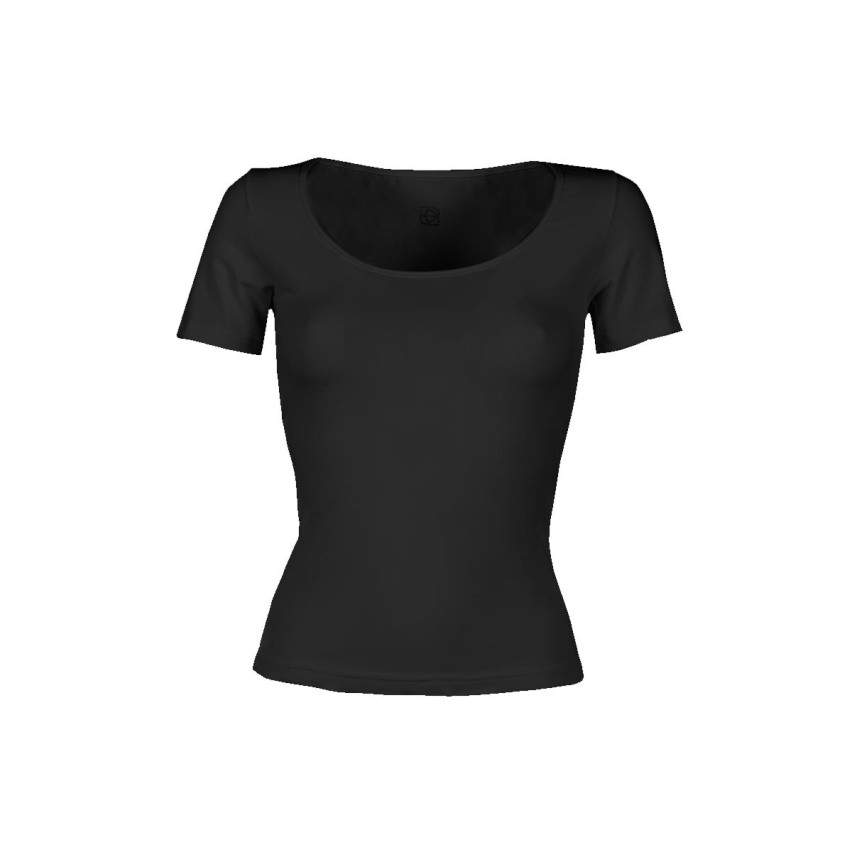 Maglia donna Cotonella GD010 girocollo mezza manica cotone elasticizzato