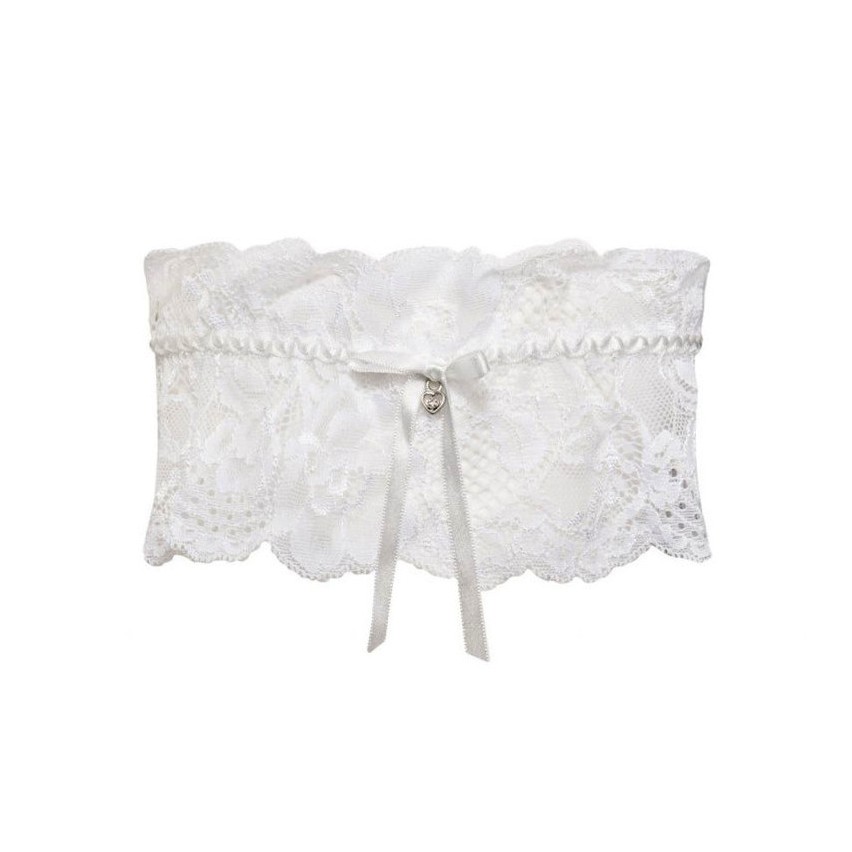 Giarrettiera Da Sposa In Pizzo Bianco Mimetico Per Caccia Al - Foto 2