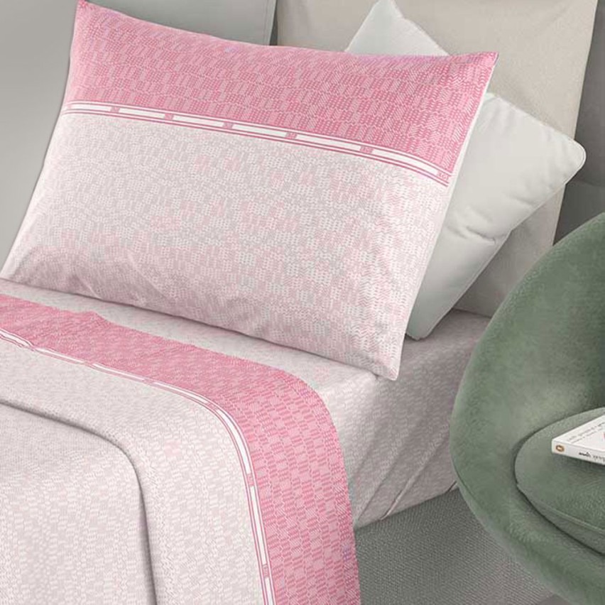Completo letto 100% cotone Irge Ginevra fantasia Albachiara 