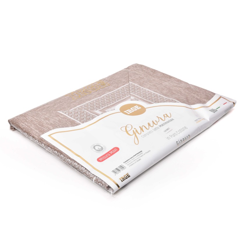 Irge Completo Letto Matrimoniale Ginevra 2 - 100% Cotone Made In Italy - 6