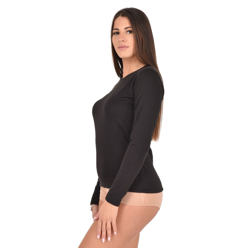 Maglia termica micropile intimo caldo manica lunga Gladys