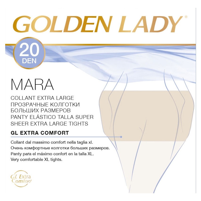 Collant Golden Lady Mara 20 den extra large 5 paia