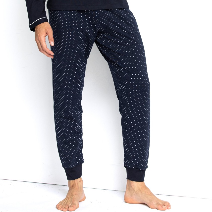 Pigiama Uomo In Cotone Defonseca | Leggero E Elegante | Taglie M-XXL | Per Primavera Ed Estate