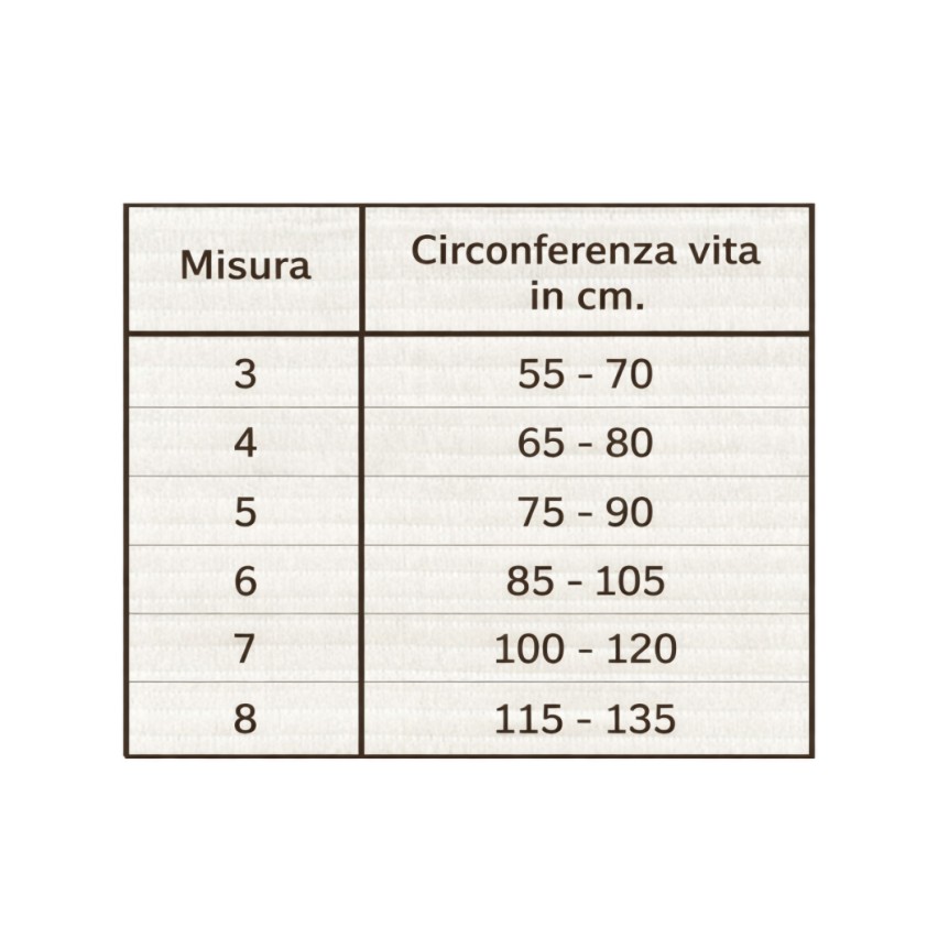 Panciera uomo contenitiva a strappo termica regolabile