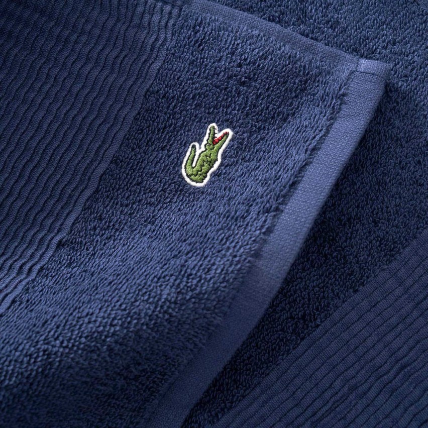 Asciugamano in spugna di cotone Lacoste Llecroco 50x100