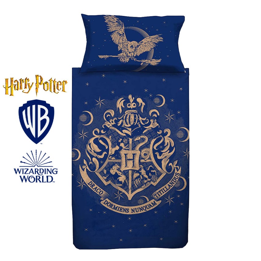 Parure Copripiumino Harry Potter Ufficiale 100% cotone