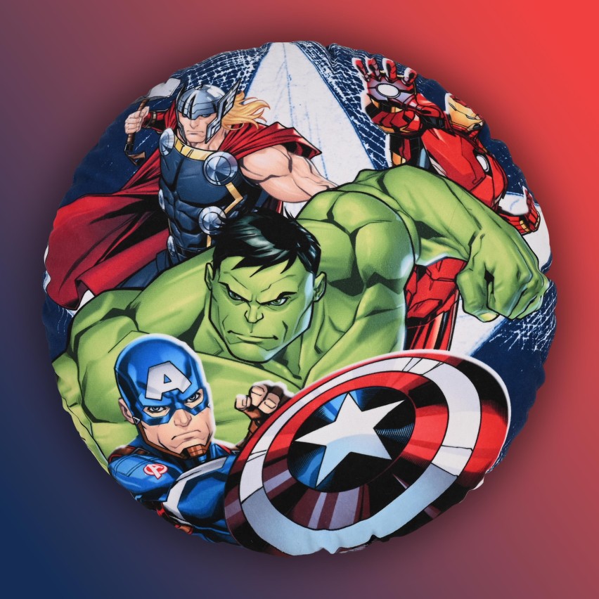 Cuscino Avengers tondo cameretta Marvel ufficiale