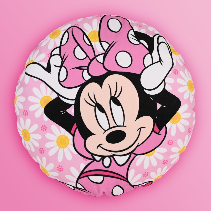 Cuscino arredo Minnie Topolina tondo Disney ufficiale