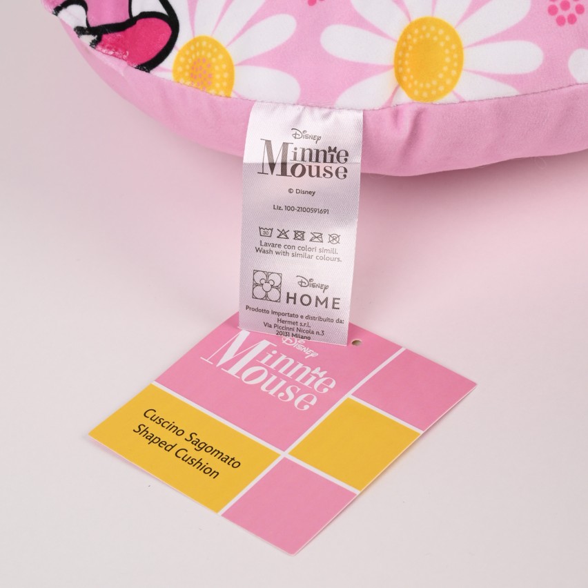 Cuscino arredo Minnie Topolina tondo Disney ufficiale
