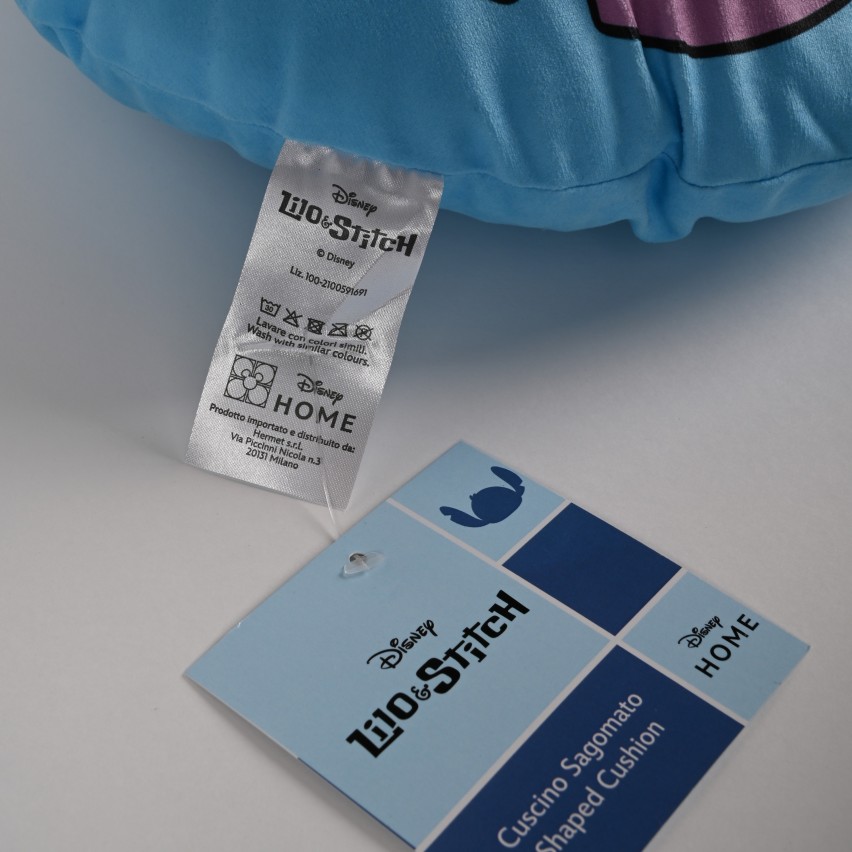 Cuscino arredo Stitch tondo cameretta Disney ufficiale