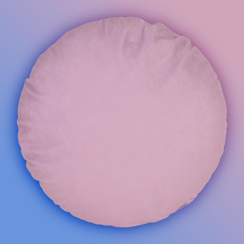 Cuscino arredo Stitch tondo rosa cameretta Disney ufficiale