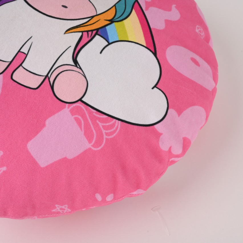Cuscino Unicorno tondo Bimba 36x36 cm idea regalo
