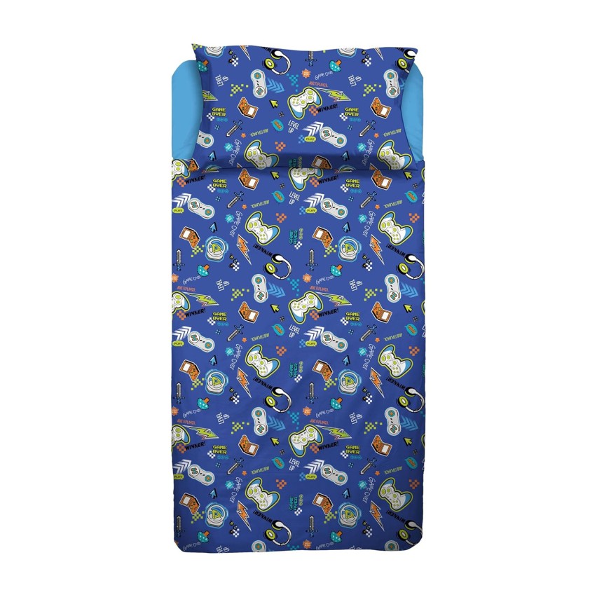 Completo letto a fantasia 100% cotone Hermet jolly game