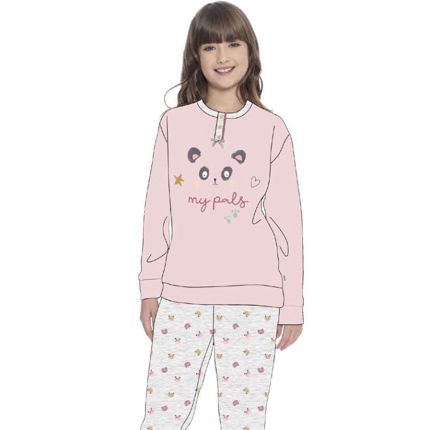 Camicia Da Notte Panda Per Coppia 2 Pezzi Abbinati Al Pigiama Panda Per L'inverno - Foto 9