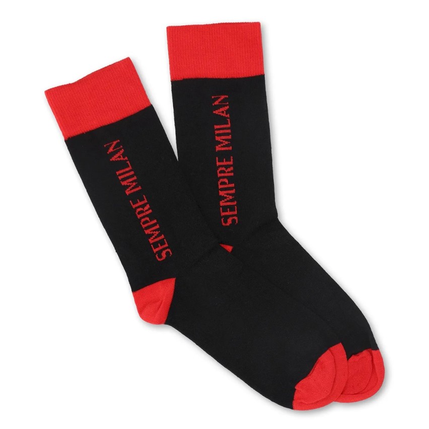 Calza corta uomo Milan B2MI010 caldo cotone 4 paia