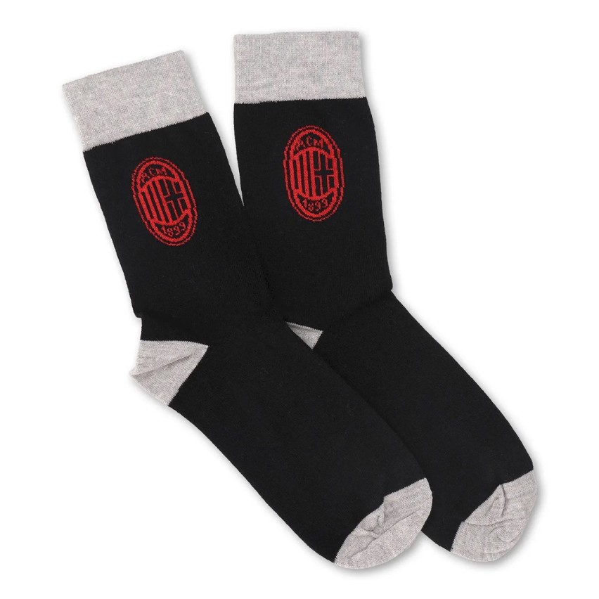 Calza corta uomo Milan B2MI010 caldo cotone 4 paia