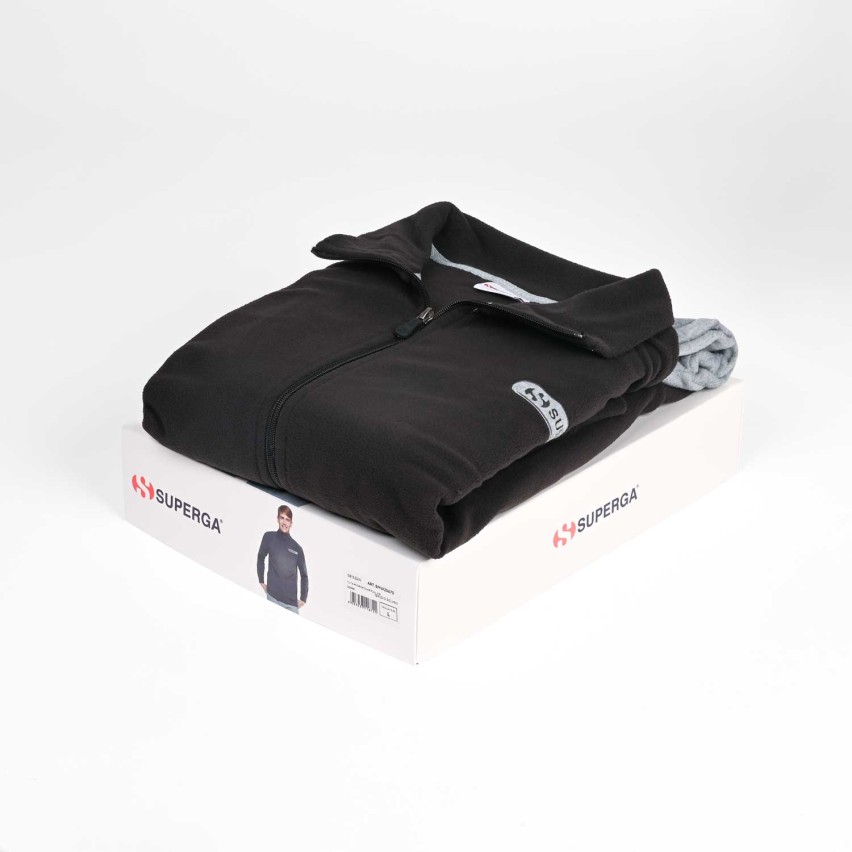 Tuta uomo con zip caldo coral Superga SMW25670