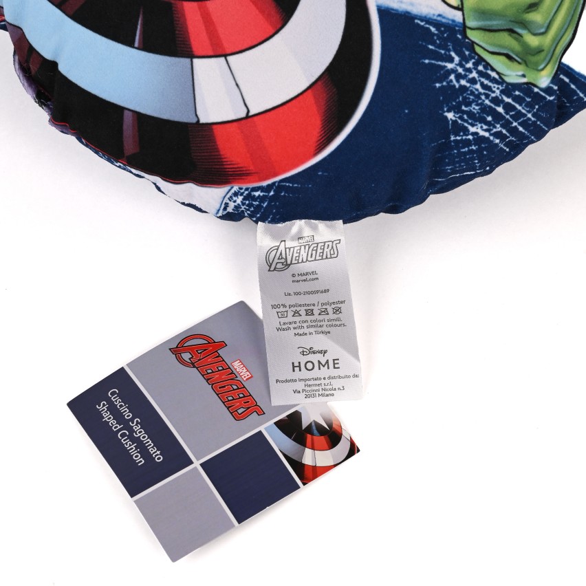 Cuscino Avengers tondo cameretta Marvel ufficiale