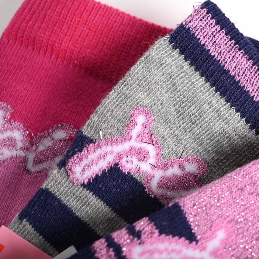 Calze corte caldo cotone bimba Pompea Junior Barbara 6 paia